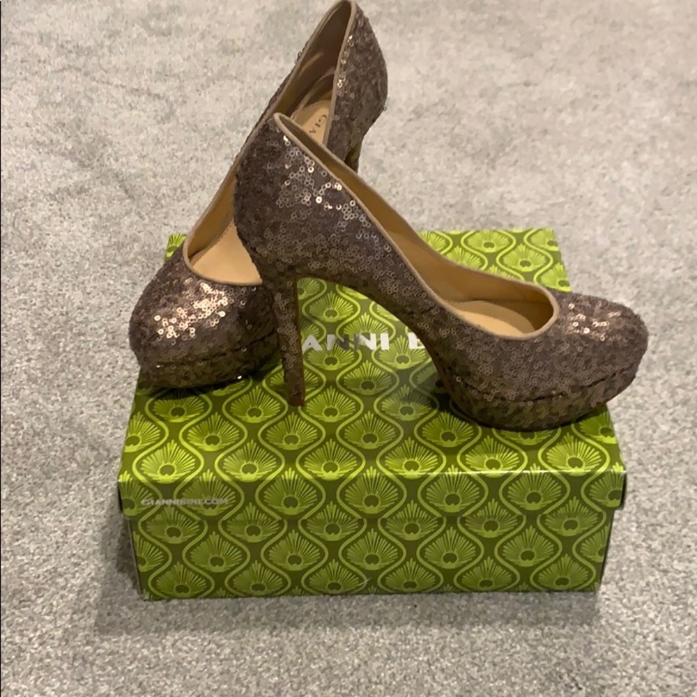 Sequin Heels